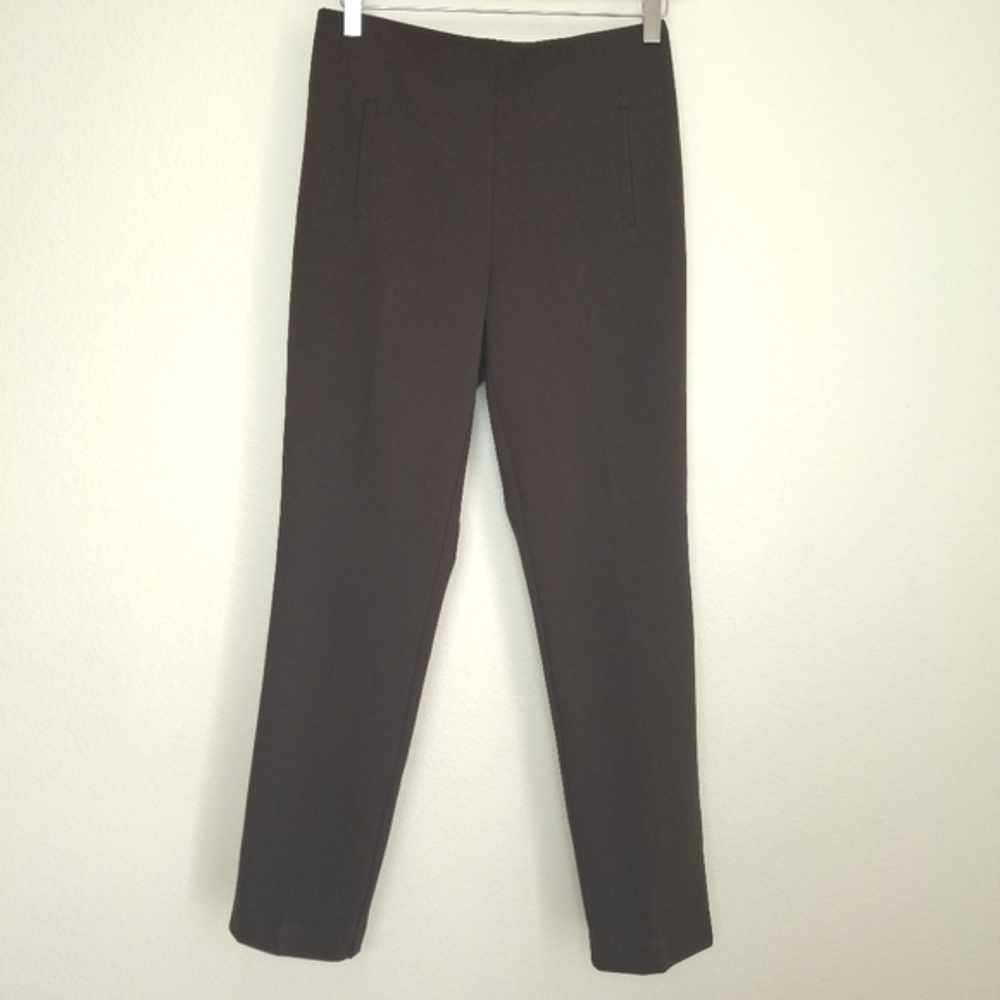 Chico's The Juliet Ankle Pant Basic Cocoa Bean - Picture 2 of 12